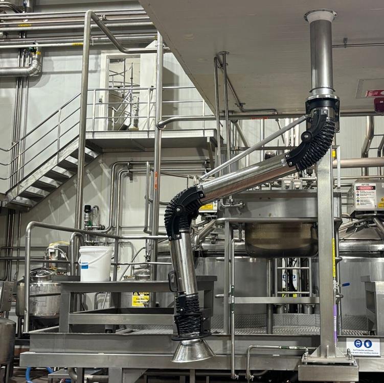 Fume Arms  Stainless Hanging