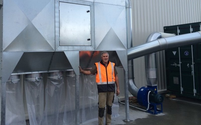 New air for old timbers: the dust extraction system that Barry Built