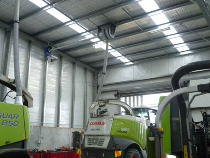 Fume extraction cleans air for Landpower