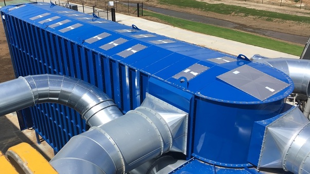 Top of the range SuperBlower filters with multiple VFV explosion relief membranes to protect staff and anyone in the vicinity if an event is to occur.