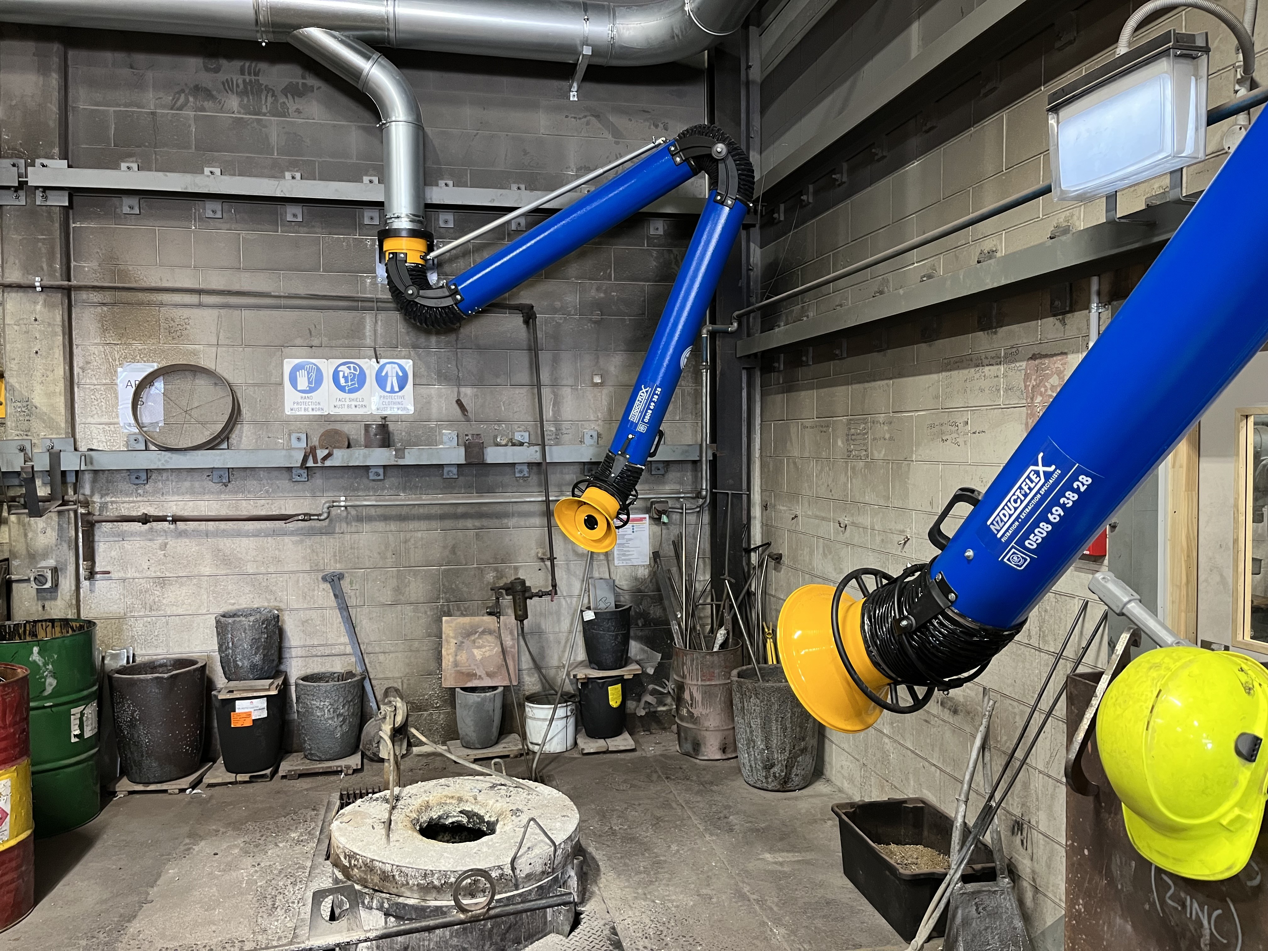 LEV ensures harmful fumes and dust are captured where the nuisance  pollutants are being generated.