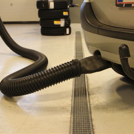 Rubber Garage nozzles to safely fit on a wide range of exhausts - in stock !
