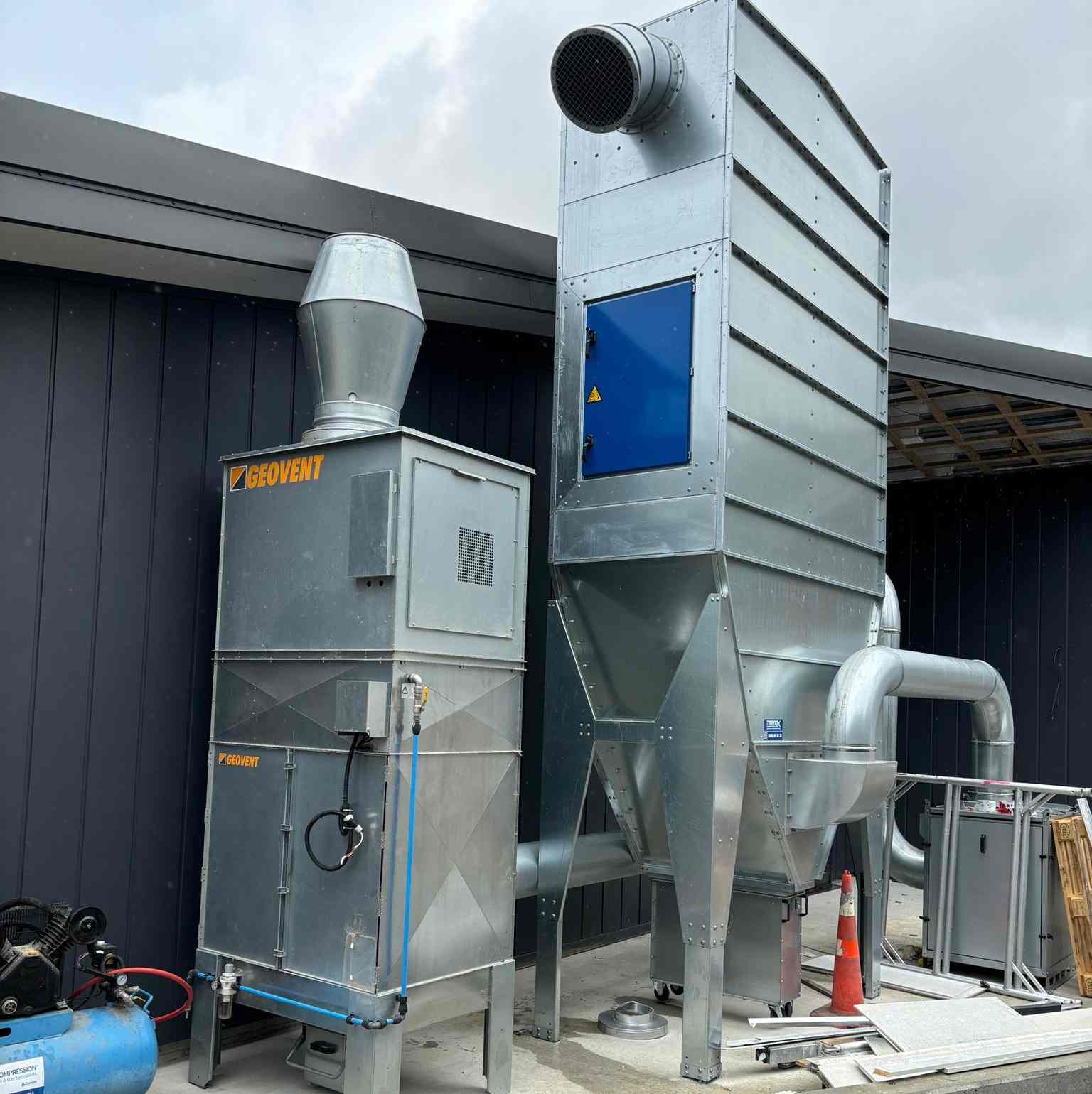 NZ DUCT have dust and fume solutions ideal for the limited space often available in schools